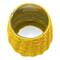 Hello Honey® 5.5" Mustard Hand-Woven Jute & Glass Votive Candle Holder